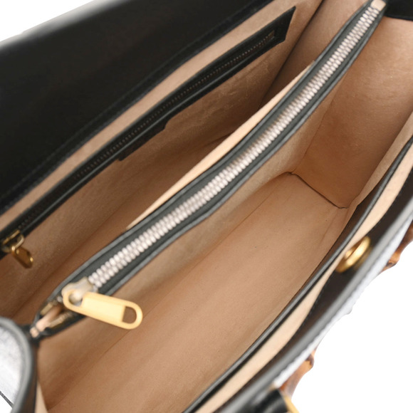 Gucci Diana Tote Black Leather Bag - Picture 9 of 9